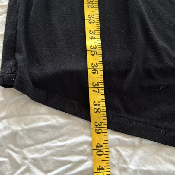 Karen Kane Long Sleeve Black Little Black Dress with rouching Sz XL - Picture 9 of 12